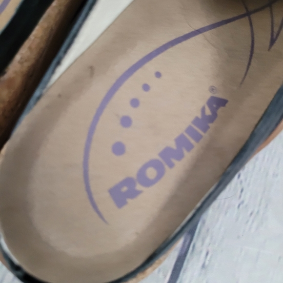 ROMIKA | Milla leather slip-on comfort clog shoes - Picture 8 of 11